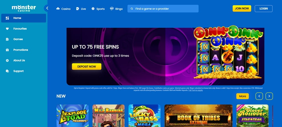 Monster casino